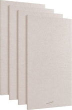 AudioSilk Acoustic Panels, 4 Pack ROOM KIT, Large, 46" x 23", Natural