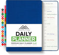 Daily Planner 2026 (5" x 8") - The Ultimate Daily Workflow Planner with Hourly Schedule & Task List to Achieve Your Goals by PRODUCTIVITY STORE (A5, Navy Blue)