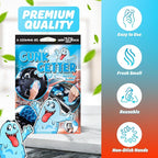 Gunk Getter, Cleaning Gel for Those Hard to Reach Places, Automotive Cup Holder Electronic Keyboard Office, Slime Gel Cleaner Dust Crumb Removal (New Car, 12 Pack)