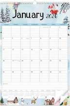GuassLee Large Wall Calendar 2026-2027,24-Month Vertical Wall Calendar Runs from Jan. 2026 to Dec. 2027, 22"x15" Hanging Monthly Planner with Thick Paper Watercolor Design for Easy Organizing
