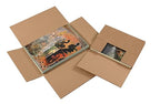Tape Logic TLM772BFK Easy-Fold Mailers, 7 1/2" x 7 1/2" x 2", Kraft (Pack of 50)