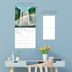 Graphique 2026 Chasing Rainbows Wall Calendar | 12” x 12” | Thick Paper | Home & Office Organizer | Large Monthly Grid | 3 Languages & Marked Holidays | 4 Month Preview Page for 2027