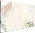 Boho Mouse Pad - Pastel Abstract Desk Mat - Matcha Green - Aesthetic Office Decor - 31.5x15.75 in - For Women & Gamers