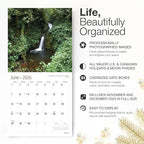 RED EMBER Rainforests 2026 Wall Calendar 12 Month | 12" x 24" Open | Thick & Sturdy Paper | Holiday Gift | Nature Calendar 2026