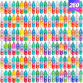 260 PCS Pop Keychain Bulk Party Favors,Fidget Toys for Kids Bulk Mini Pop Keychain Sensory Toys Stocking Pinata Stuffers Birthday Classroom Prizes Toddler Fidget Pack Stress Relief Toys