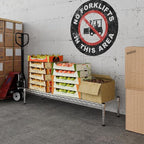 Regal Altair 14" Deep x 48" Wide x 8" Height 1-Tier Wire Shelving Kit | NSF Commercial Storage Rack Unit