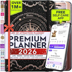 Law of Attraction Planner 2026 Deluxe with Productivity App | Weekly & Monthly Goal-Setting Planner, Life & Gratitude Journal | Include Foldable Vision Board, Gift Box & Stickers