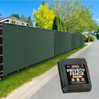 Xpose Safety Privacy Fence Screen 8.5’ x 100’ – Heavy Duty Green Mesh with 90% Visibility Block, UV Protection – for Garden, Yard, Nursery, Kennel, Dog Run, Greenhouse
