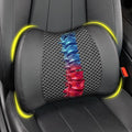 Lofty Aim Memory Foam Lumbar Cushion Provides Lower Back Pain Relief and Comfortable Support for Driving, Chair Support for Car-Office Chair, Wheelchair - Sleek Black