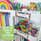 Hadley Designs Desk Name Tags For Classroom -25 Student Name Plates For Classroom Kindergarten, Preschool, 1st, 2nd & 3rd Grade, 9x3 Teacher Nameplates For Student Desks & Cubbies, Apple Nametags