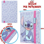 Disney Stitch Stationery Supplies Set Notebook Pencil Case & Ballpoint Pens or Notepad Coloring Pencils & Accessories for Home or Office