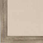 DesignOvation Beatrice Framed Linen Fabric Pinboard, 23x29, Rustic Brown