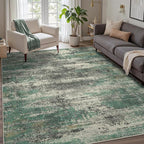GENIMO 8x10 Area Rugs, Modern Living Room Rugs, Large Machine Washable Rug Non-Slip, Soft Pet Friendly Rugs for Bedroom, Playroom, Dining Room, Sage Green