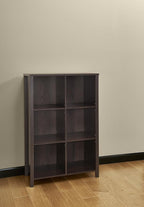 ClosetMaid 16055 Premium Adjustable 6-Cube Organizer, Black Walnut