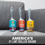 Scotch-Brite Extreme Clean Lint Rollers, 6 Rollers, 100 Sheets Per Roller, 600 Sheets Total, Reusable Lint Roller, Works Great on Pet Hair