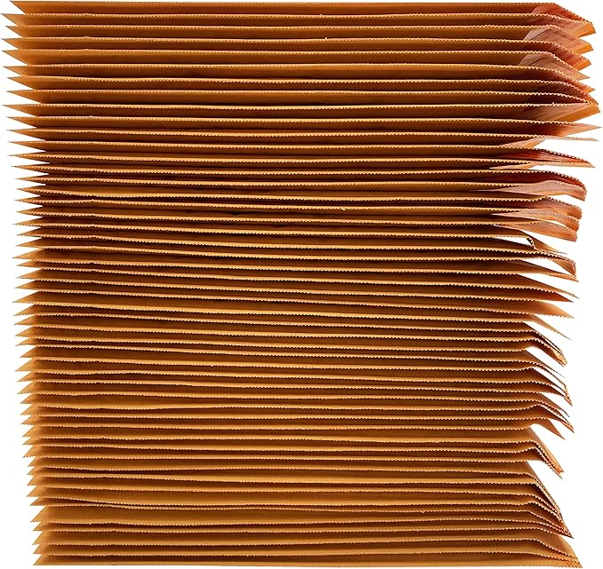 Amazon Basics Kraft Bubble Mailer, 8.5" x 12" (Internal Size - 8.25" x 11"), 50-Pack, Self-Seal, Brown