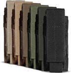 Tacticon P1 P2 P3 BattlePouch | Universal Pistol Mag Pouch | Combat Veteran Owned Company | Molle Single Double Triple Pistol Magazine Holster for Ammo | Tactical Bag Accessories Holder