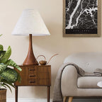 GO&SO Large Lamp Shades Set of 2 Oatmeal Beige Linen Lamp Shade, 6.5" Top x 16.3" Bottom x 10.5" Height, Replacement Lamp Shades for Table Lamps,Spider Empire Lamp Cover Handcrafted, Assembly Required