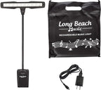 Rechargeable Clip-on Music Stand Orchestra Light- 10 Bright LEDs- Includes USB Cord, Wall Plug, and Carrying Bag- Also for Reading, DJs, Artists, Crafting