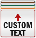 Custom Arrow,Custom Directional Sign, Up Arrow,24x30 Inches, 3M EGP Reflective, Rust Free .080 Aluminum, Fade Resistant, Made in USA by My Sign Center