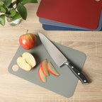 Sur La Table Kitchen Essentials Crafty Carvery BPA-Free Flexible Cutting Mats – 4-Piece Color-Coded Chopping Board Set, Dishwasher Safe, Non-Slip, 11.75" x 8.25", Assorted Colors