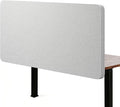 KERRAM Desk Privacy Panel 24 x 60 Inch, Sound Absorbing & Proof Desk Divider for Office, Clamp-on/Screw-on Acoustic Desk Back Panel Partition, Gray