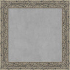 Amanti Art Silver Framed Magnetic Board 25x25 Medium Vision Board for use with Magnets, 100% Metal Sheet to Display Items as Office Decor or for Home Organization in mudroom, Kitchen or Kids Room