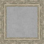Amanti Art Silver Framed Magnetic Board 16x16 X-Small Vision Board for use with Magnets, 100% Metal Sheet to Display Items as Office Decor or for Home Organization in mudroom, Kitchen or Kids Room