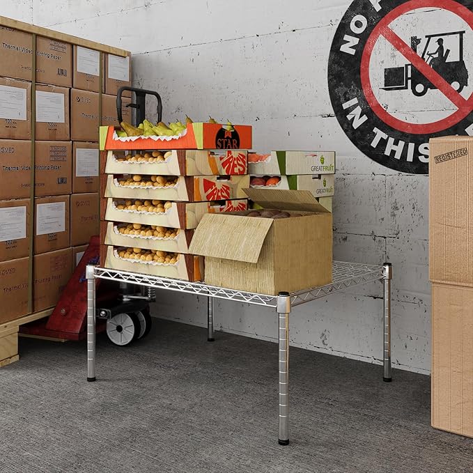 Regal Altair 24" Deep x 30" Wide x 14" Height Wire Shelving Kit | 1-Tier | NSF Commercial Storage Rack Unit