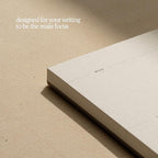 Weekly To-Do List Notepad – Desk Pad for Work and Study, Minimal, 11.7x8.3 Inches