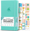 Clever Fox Self-Care Journal Pocket – Daily Reflection Notebook – Mental Health & Personal Development Planner, Meditation & Mood Log (Turquoise)