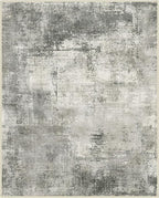 GENIMO 8x10 Area Rugs for Living Room, Machine Washable Non Slip Rugs, Low Pile Lightweight Vintage Print Rug for Bedroom, Dining Room, Home Office, Distressed Grey