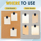 KuanStore 50 Pcs Cubicle Clips for Fabric Panels – Strong Hold Office Partition Hooks for Notes, Photos – Workspace Organization Accessories