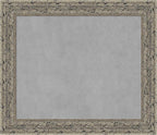 Amanti Art Silver Framed Magnetic Board 25x29 Medium Vision Board for use with Magnets, 100% Metal Sheet to Display Items as Office Decor or for Home Organization in mudroom, Kitchen or Kids Room