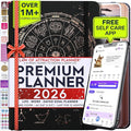 Law of Attraction Planner 2026 Deluxe with Productivity App | Weekly & Monthly Goal-Setting Planner, Life & Gratitude Journal | Include Foldable Vision Board, Gift Box & Stickers
