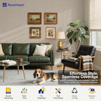 Reverbeon 6 PCS Acoustic Panels, 23.6x23.6 Inch Sound Absorbing Panels, Decorative Acoustic Wall Panels for Recording and Home Studio, Office with Double-Sided Adhesive Tape