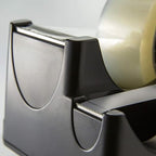 Officemate Heavy Duty Weighted 2-in-1 Tape Dispenser, Recycled,Black (96660)