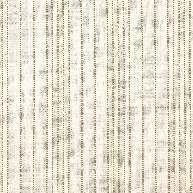 Spatial Order Home Decor | Dinah Collection Modern Storage Ottoman | Ottoman with Storage for Living Room & Bedroom(Cream Marigold Pinstripe Fabric)