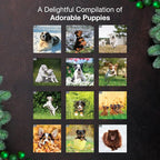 MICASA PRESS Puppies 2026 Wall Calendar 12 Month | 12" x 24" Open | Thick & Sturdy Paper | Holiday Gift | Cute Puppy Dog Calendar 2026
