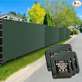 Xpose Safety Privacy Fence Screen 5’ x 50’ (6 Pack) – Heavy Duty Green Mesh with 90% Visibility Block, UV Protection – for Garden, Yard, Nursery, Kennel, Dog Run, Greenhouse