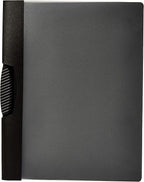 Amazon Basics Report Folder Cover with Clip, Pack of 10, Grey, 9 x 10.5 inches