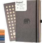 Dingbats* - Wildlife Plain Extra Large A4 Notebook - PU Leather Hardcover Journal for Work, Writing - Pocket, Elastic Closure, Pen Holder, Bookmark