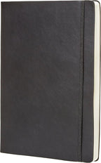 Amazon Basics Daily Planner and Journal, Soft Cover, 8.5 inch x 11 inch, Black