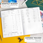 Clever Fox Planner Pro Premium – Luxurious Weekly & Monthly Planner with Budget Organizer for Productivity & Goals, Undated, A4 (Rose Gold)