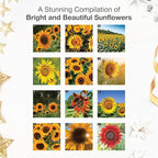 RED EMBER Sunflowers 2026 Wall Calendar 12 Month | 12" x 24" Open | Thick & Sturdy Paper | Holiday Gift | Nature Calendar 2026