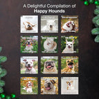 MICASA PRESS Dog-Gone Happy 2026 Wall Calendar 12 Month | 12" x 24" Open | Thick & Sturdy Paper | Holiday Gift | Meme Pooches Puppy Funny Dog Calendar 2026