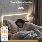 PAUTIX COB LED Strip Lights,UL Listed Dotless LED Lights with RF Remote,16.4ft Natural White 4000K Super Bright Dimmable Flexible Diffused LED Tape Light,Kitchen Cabinet,Office,Stairs,Shelf Lighting