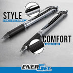 Pentel EnerGel RTX Liquid Gel Pens, Medium (0.7mm), Violet, 4-pk (BL77PF4V)