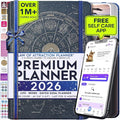 Law of Attraction Planner 2026 Deluxe with Productivity App | Weekly & Monthly Goal-Setting Planner, Life & Gratitude Journal | Include Foldable Vision Board, Gift Box & Stickers