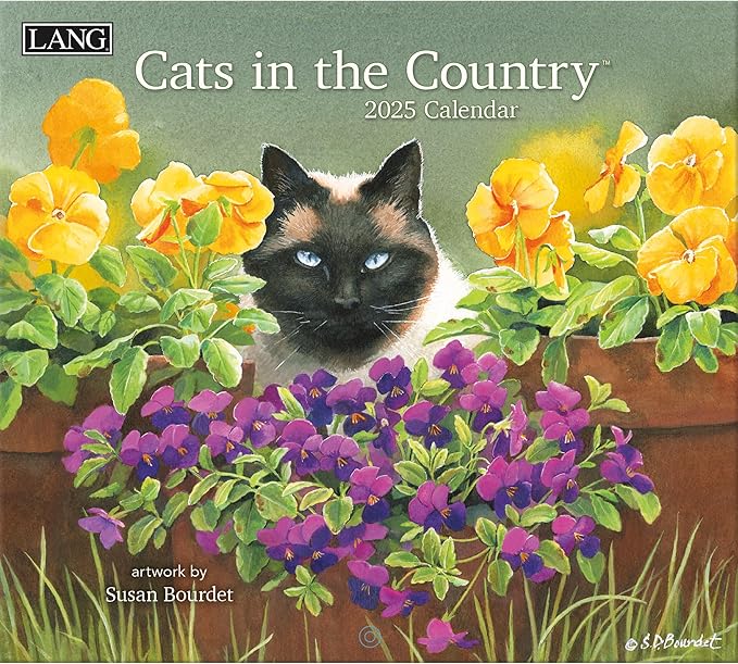 LANG Cats In The Country 2025 Wall Calendar (25991001899)